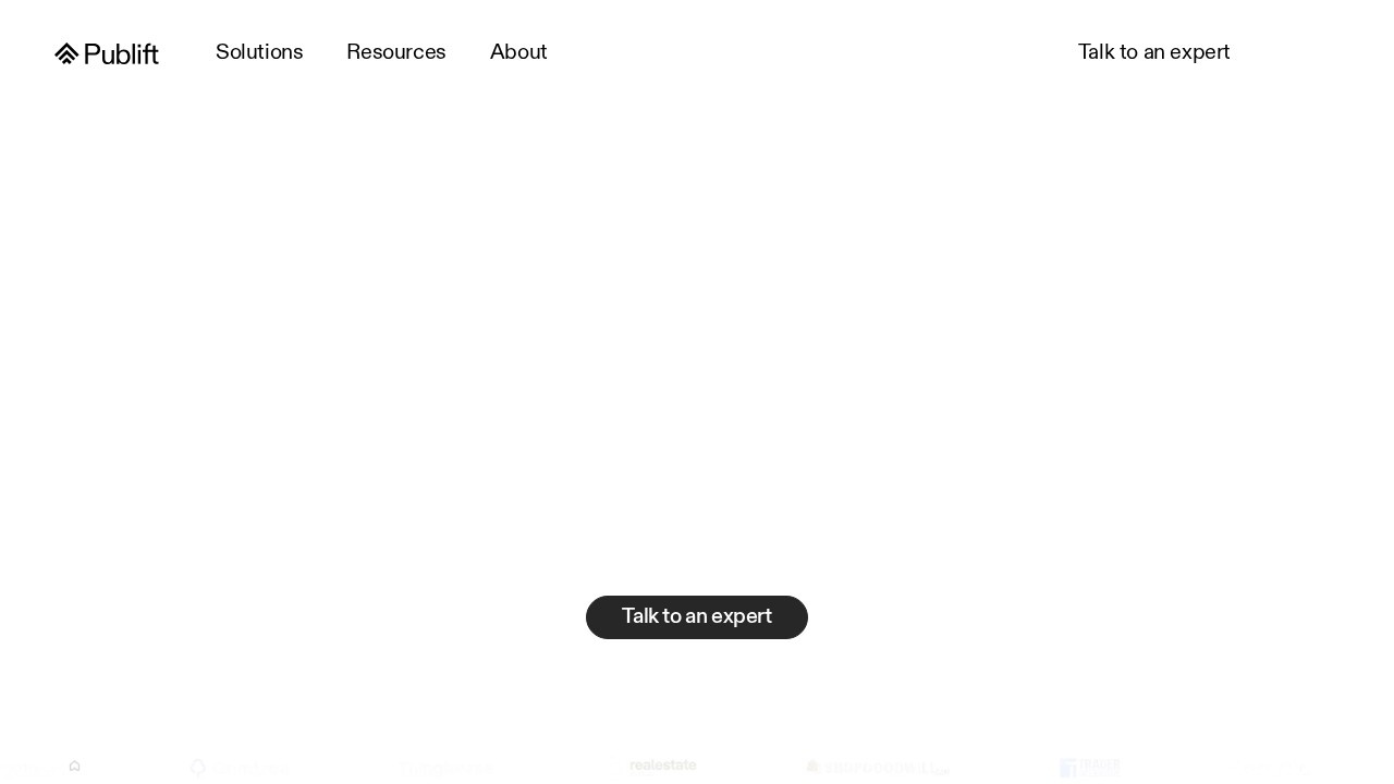Publift website screenshot