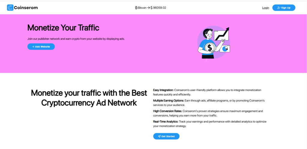 Coinserom Ad Network Latest Honest Review – Is It Worth Using?