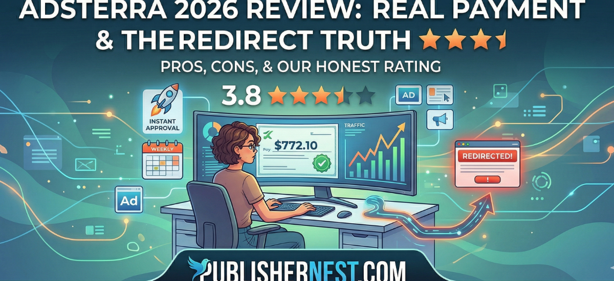 Adsterra Ad Network Full 2026 Review And Payment Proof