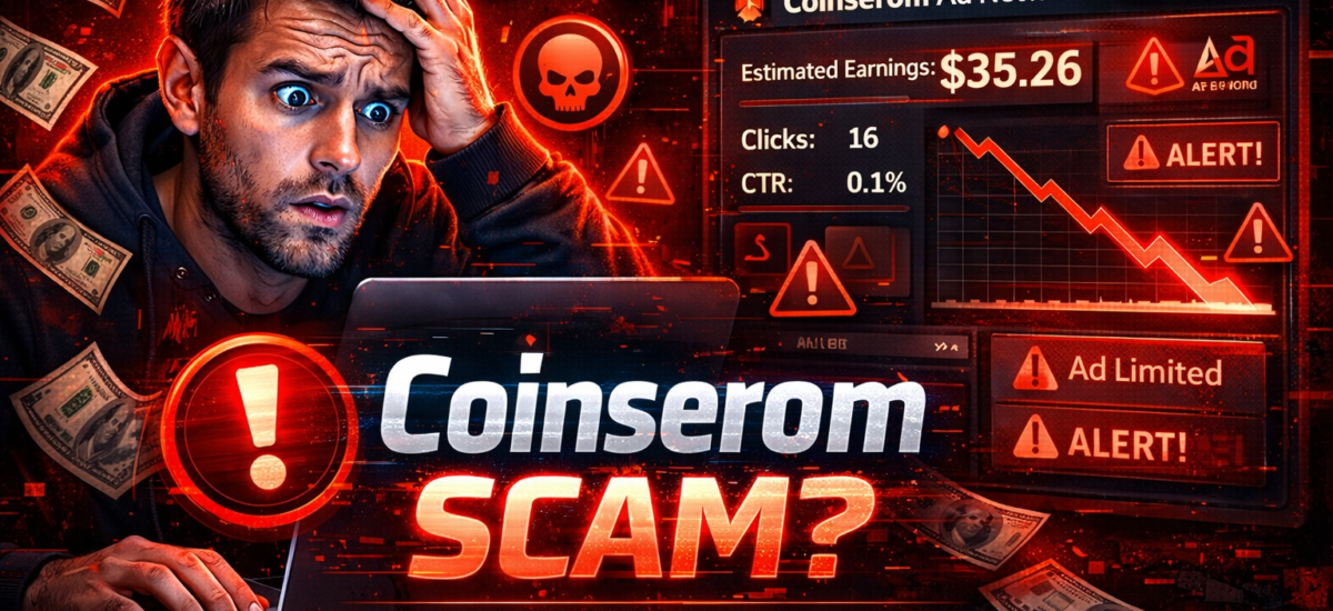 Coinserom Ad Network Review 2026: Real or Fake?