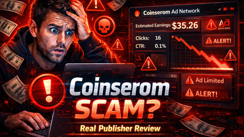 Coinserom Ad Network Review 2026 Real or Fake